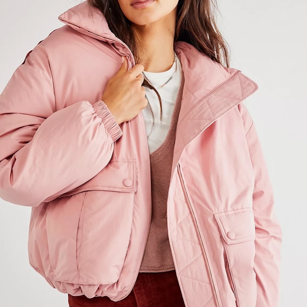 We the free duvet bomber jacket